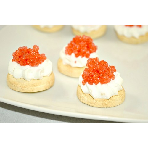 Hors d'Oeuvres - Red Caviar (set of 3)
